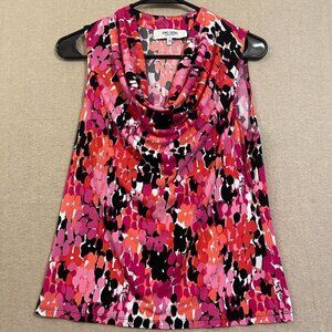 Jones Studio Blouse Women's Medium Multicolor Sleeveless